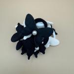 Dual-Tone Butterfly Pearl Hair Ties