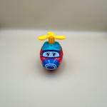Whirly Eyes Cartoon Helicopter – Push & Go Toy with Propeller Action