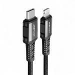 ايس فاست كابل  C1-01 USB-C إلى Lightning شحن سريع ومزامنة بيانات 1 متر