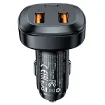 ايس فاست شاحن سيارة معدني B9 66W بثلاثة منافذ (2USB-A + USB-C)