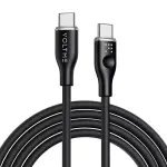 Voltme Powerlink Rugg Double Nylon Cable Type C to Type C 3A / 1M (60W) Black