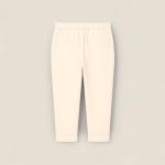 Ladies Tapered Ankle-Length Trousers with Elastic Waist