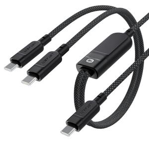ايس فاست كابل الشحن ونقل البياناتC5-11 USB-C 2-in-1 بقوة 100 واط