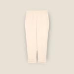 Ladies Tapered Ankle-Length Trousers with Elastic Waist