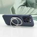 Acefast P1 For Iphone 15 / 14 / 13 / 12 Series Magnetic Ring Holder Aluminum Alloy Kickstand – Silver
