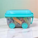 Rolling Cart Play Dough Set – 24 Color Soft Modeling Clay Kit for Kids