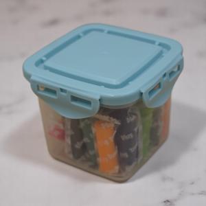 Creative World 24-Piece Play Dough Set in Pink Lock-Top Storage Box with Fun Animal and Vehicle Molds