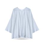 Women's LaserCut Embroidered Kaftan Top with Flared Sleeves