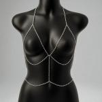 VIP Women Rhinestone Body Chain Harness