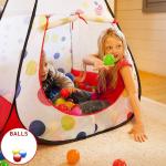 baby Tent with 7cm balls 100 Pcs