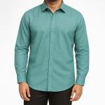 Mens Long Sleeve Button-Down Shirt