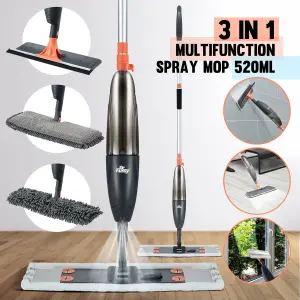 Spray Mop with 3 Mophead