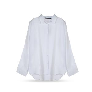 Women's Relaxed Fit Blouse Long Sleeve  with Drop Shoulders