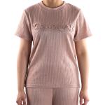 Ribbed Loungewear Set, Shiny Finish & Relaxed Fit