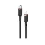 كابل شحن ونقل بيانات AceFast C2-03 USB-C إلى USB-C – سيليكون ناعم، نهايات من سبائك الزنك